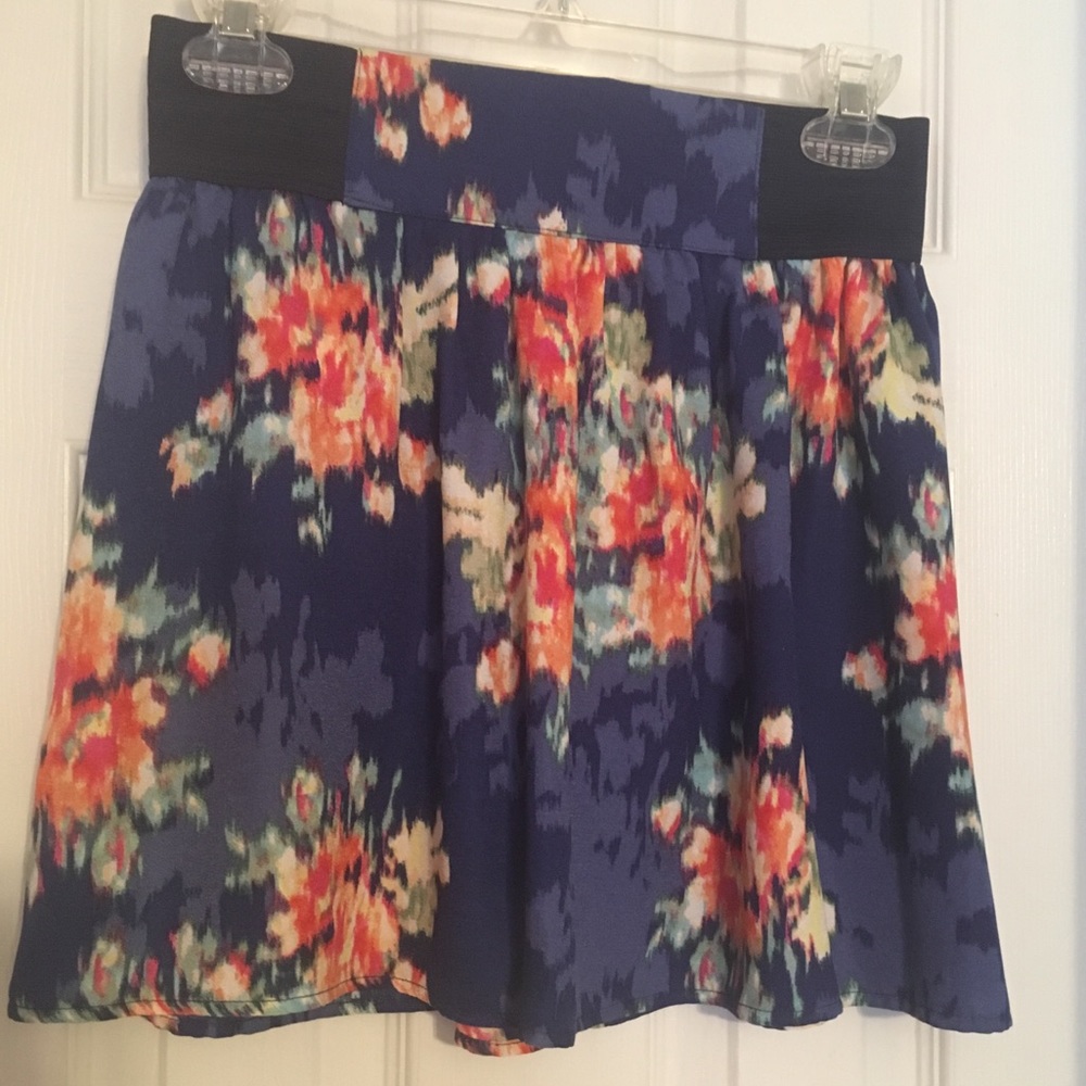 Floral Mini Skirt